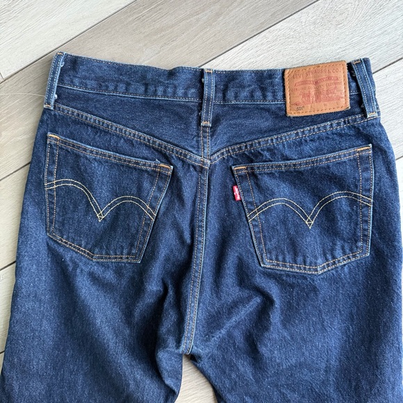 Levi's 501 Indigo Straight Leg Jeans - Picture 6 of 7
